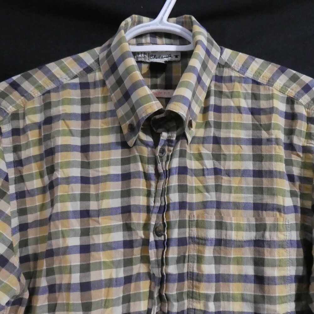 H.E. By MANGO - Blacksmith | medium | Slim Fit | Plaid Button-Up Casual Shirt - Picture 4 of 16